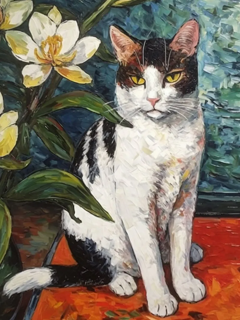 Cat hahnemühle by Artsy Bessy