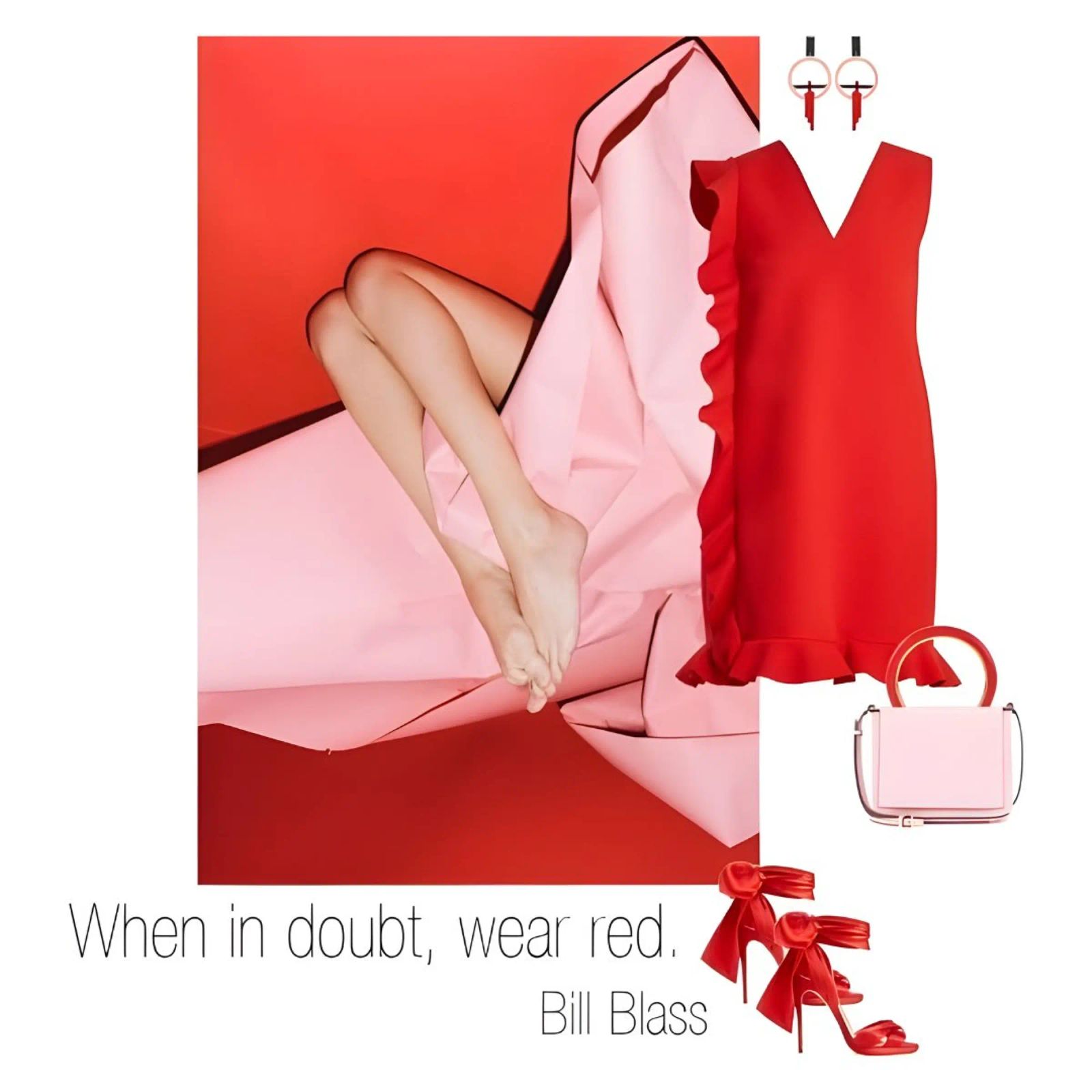 When in doubt, wear red. pellicola backlit da TASTE OF BLISS