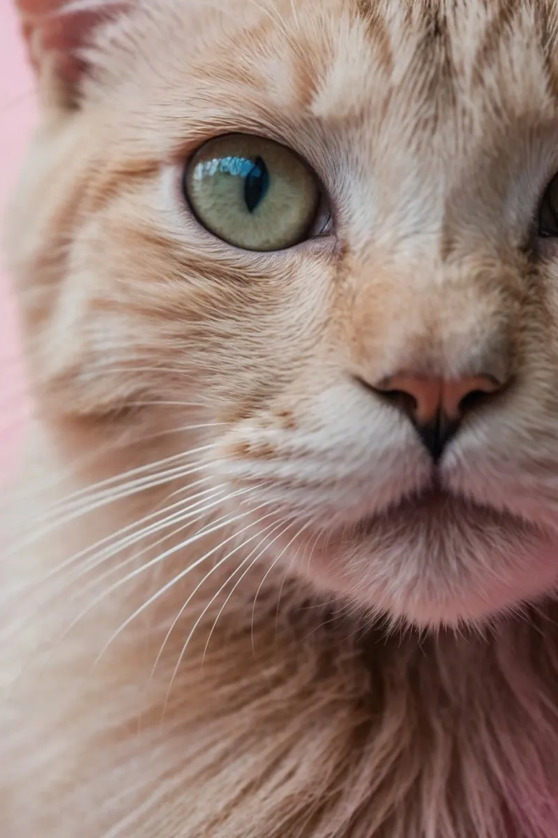 Regard pénétrant : Oeil de chat en gros plan | Oeuvre 20 poster avec cadre en plastique de Paws & Portraits