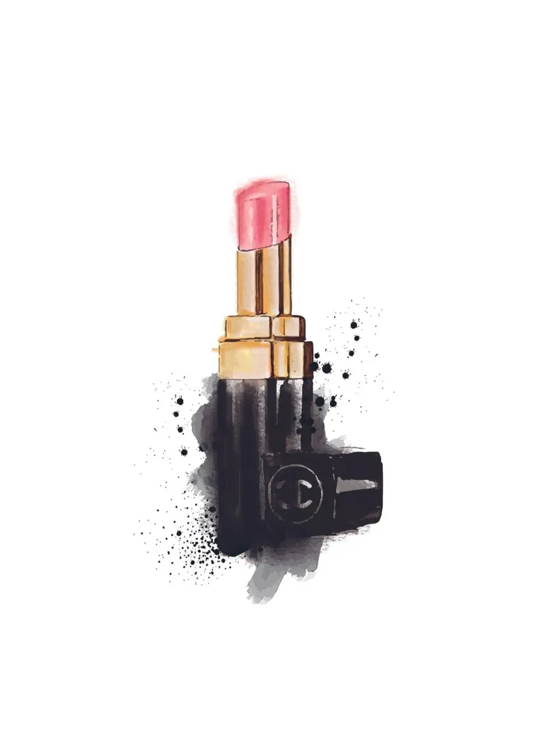 Rossetto acquerello - Elegante design di bellezza pellicola backlit da Whole©
