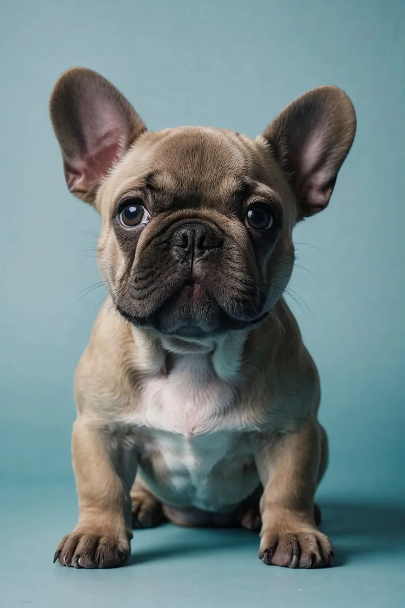 French Bulldog puppy with big ears | Work 4 | Limited acrylic glass by Paws & Portraits