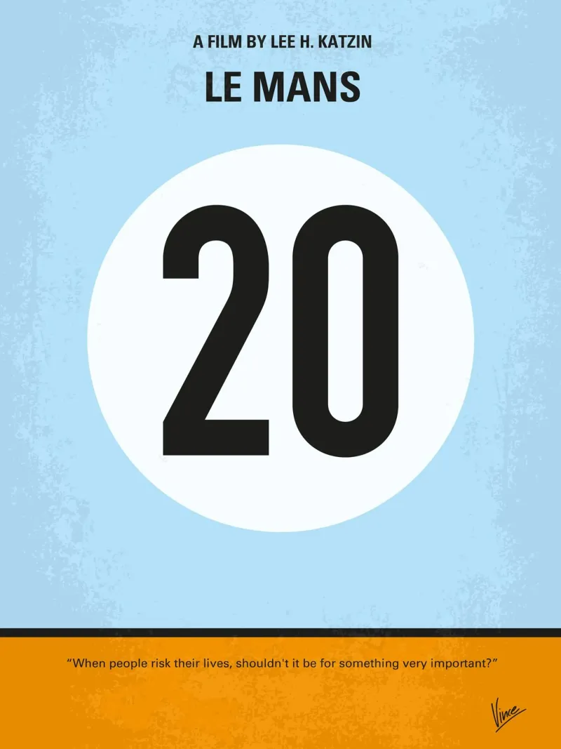 No038 My Mans minimal movie poster poster con telaio in legno da Chungkong