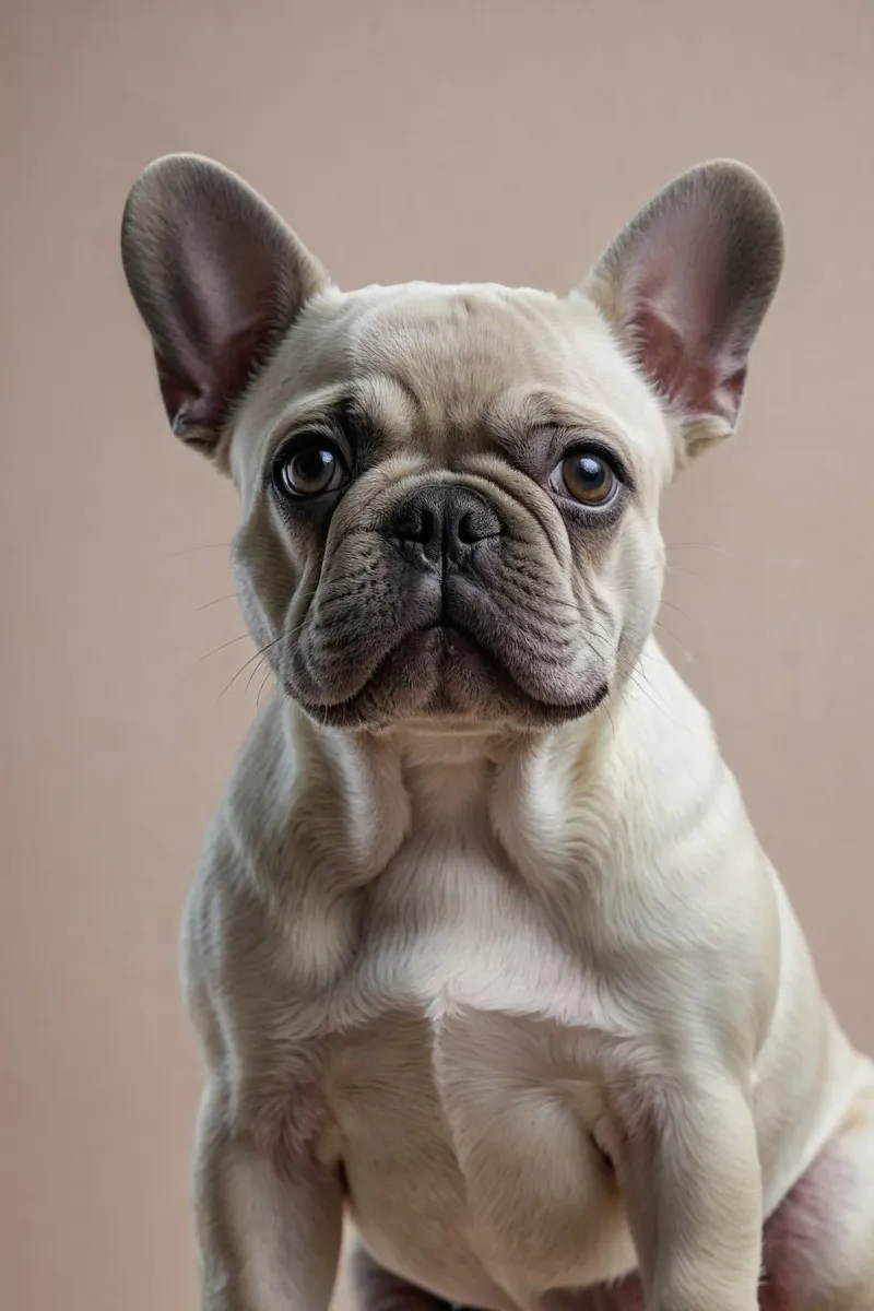 Cucciolo di Bulldog francese con simpatiche rughe | Work 5 | Limited pannello forex da Paws & Portraits
