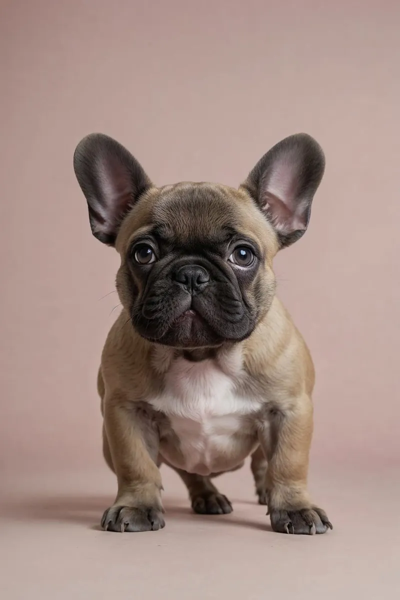 French Bulldog mit neugierigem Blick | Werk 7 | Limited Acryl-Glas von Paws & Portraits