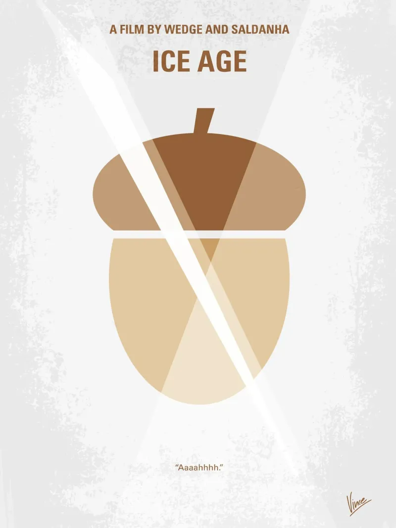 No041 My Ice minimal movie poster carta hahnemühle da Chungkong
