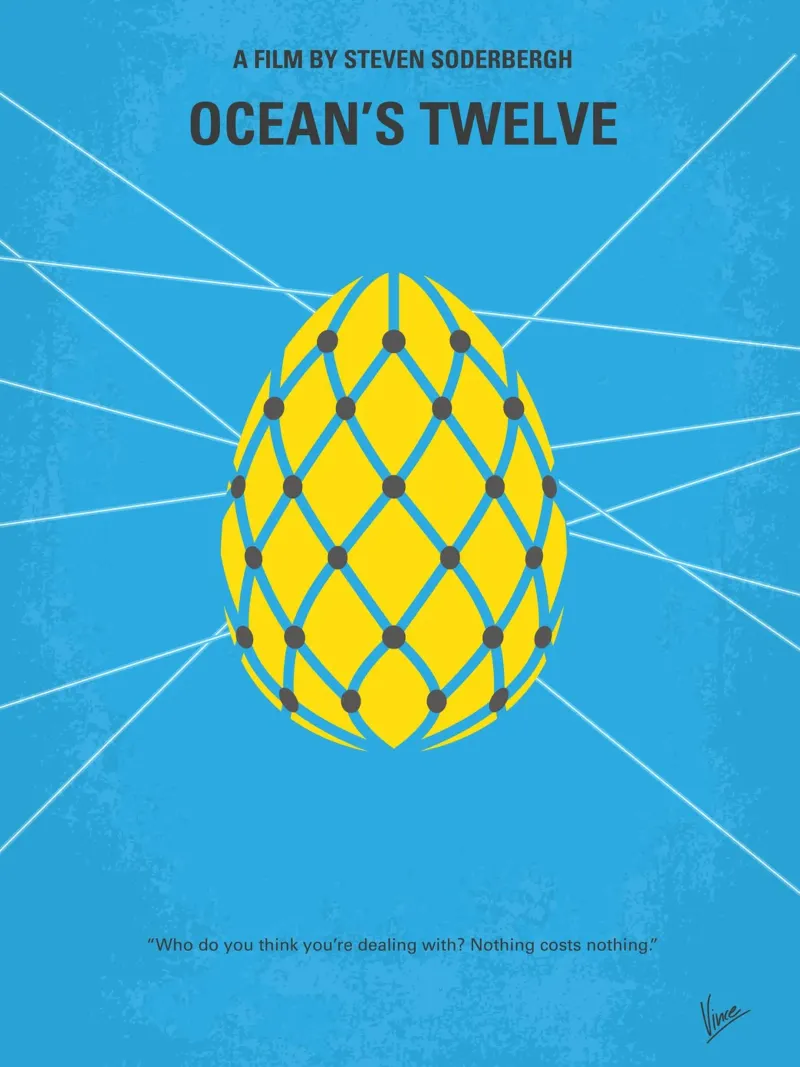 No057 My Oceans 12 minimal movie poster hahnemühle by Chungkong