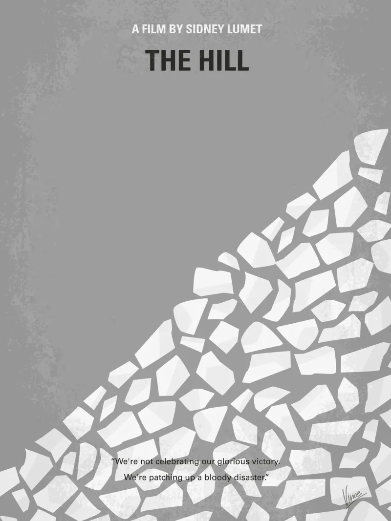 No091 My The Hill minimal movie poster poster con telaio in plastica da Chungkong