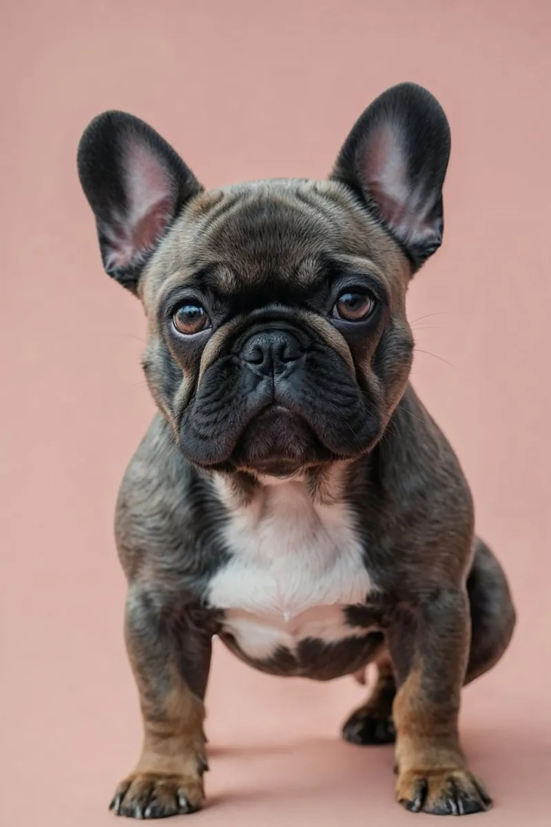 Cucciolo di bulldog francese su pesca | Impianto 10 | Limitato carta hahnemühle da Paws & Portraits