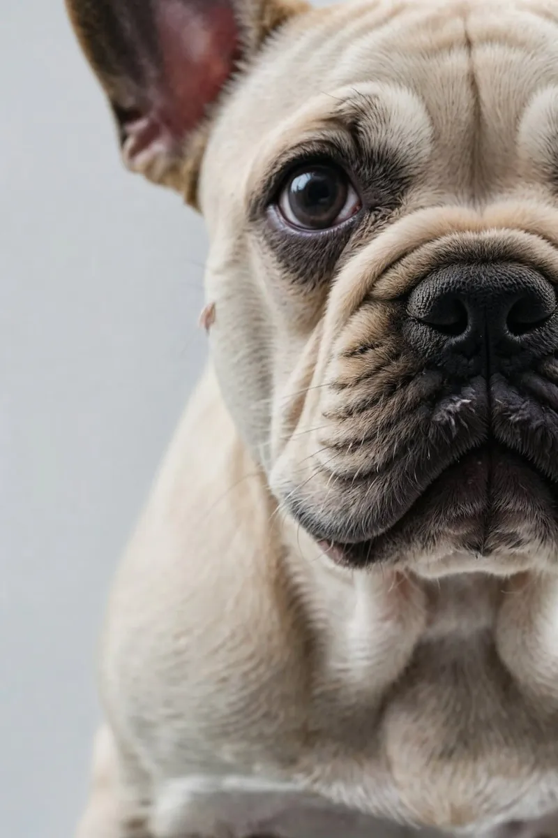 Gros plan sur un chiot French Bulldog | Usine 11 | Limited toile de Paws & Portraits
