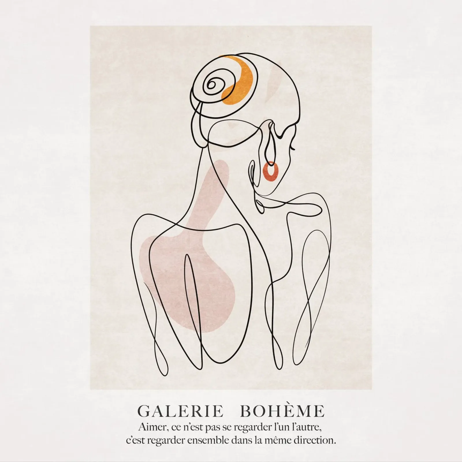 Line Girls Gallery Bohème alu-dibond by Emel Tunaboylu
