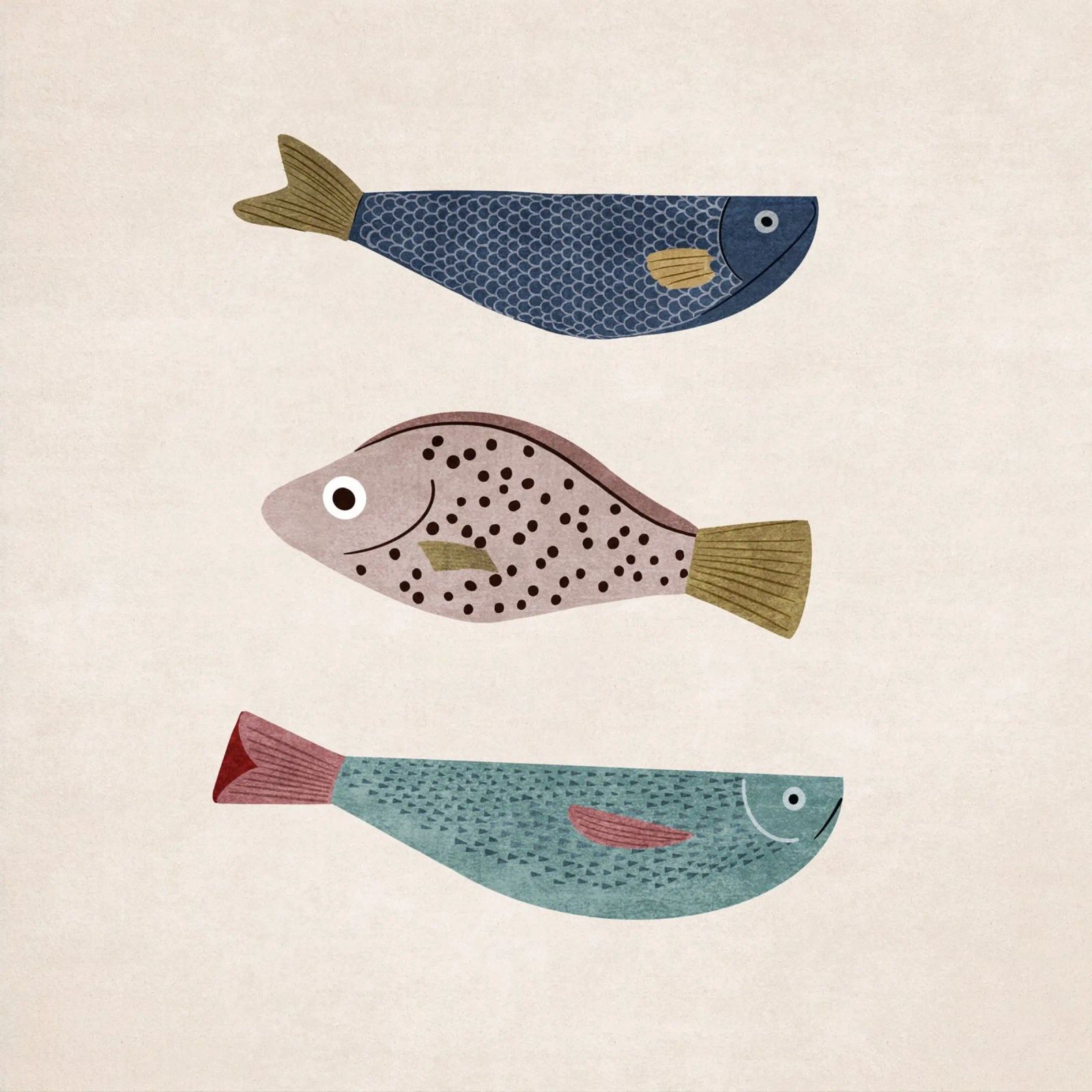 Fische - Paluks 02 Poster von Emel Tunaboylu