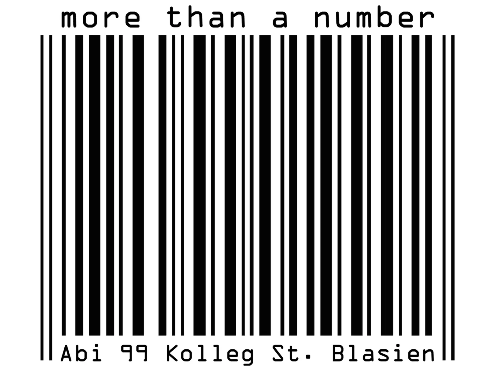 Abilogo 1999 (Original) plexiglass da Kolleg St. Blasien