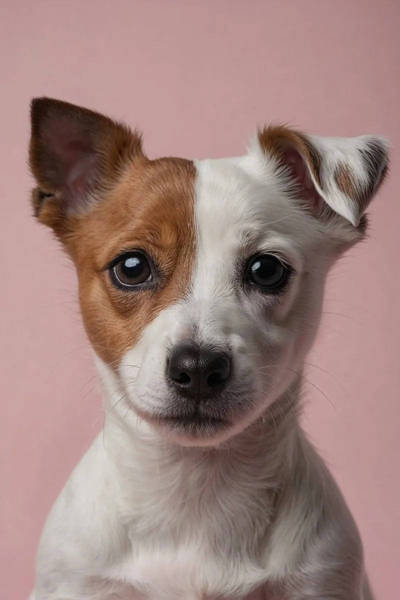 Retrato de un joven Jack Russell | Obra 40 lienzo de Paws & Portraits
