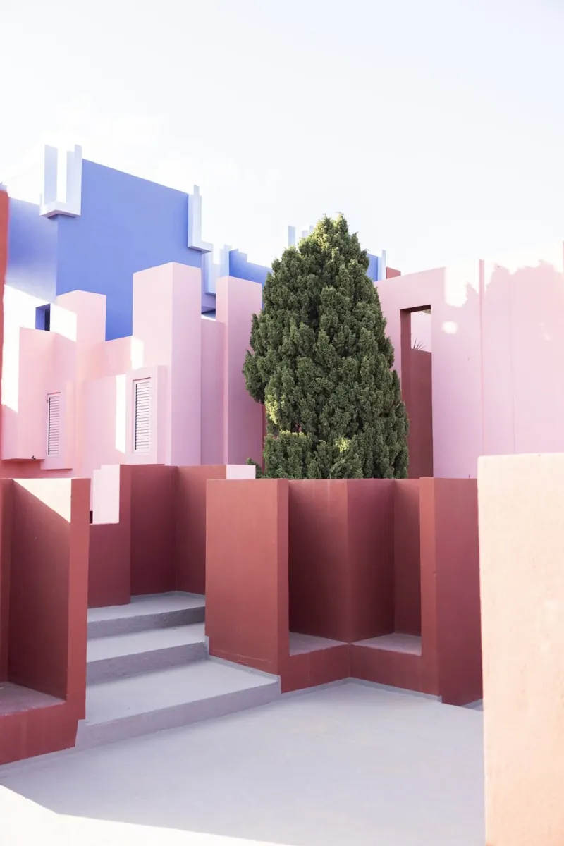 La Muralla Roja II acrylic glass by Kathrin Pienaar