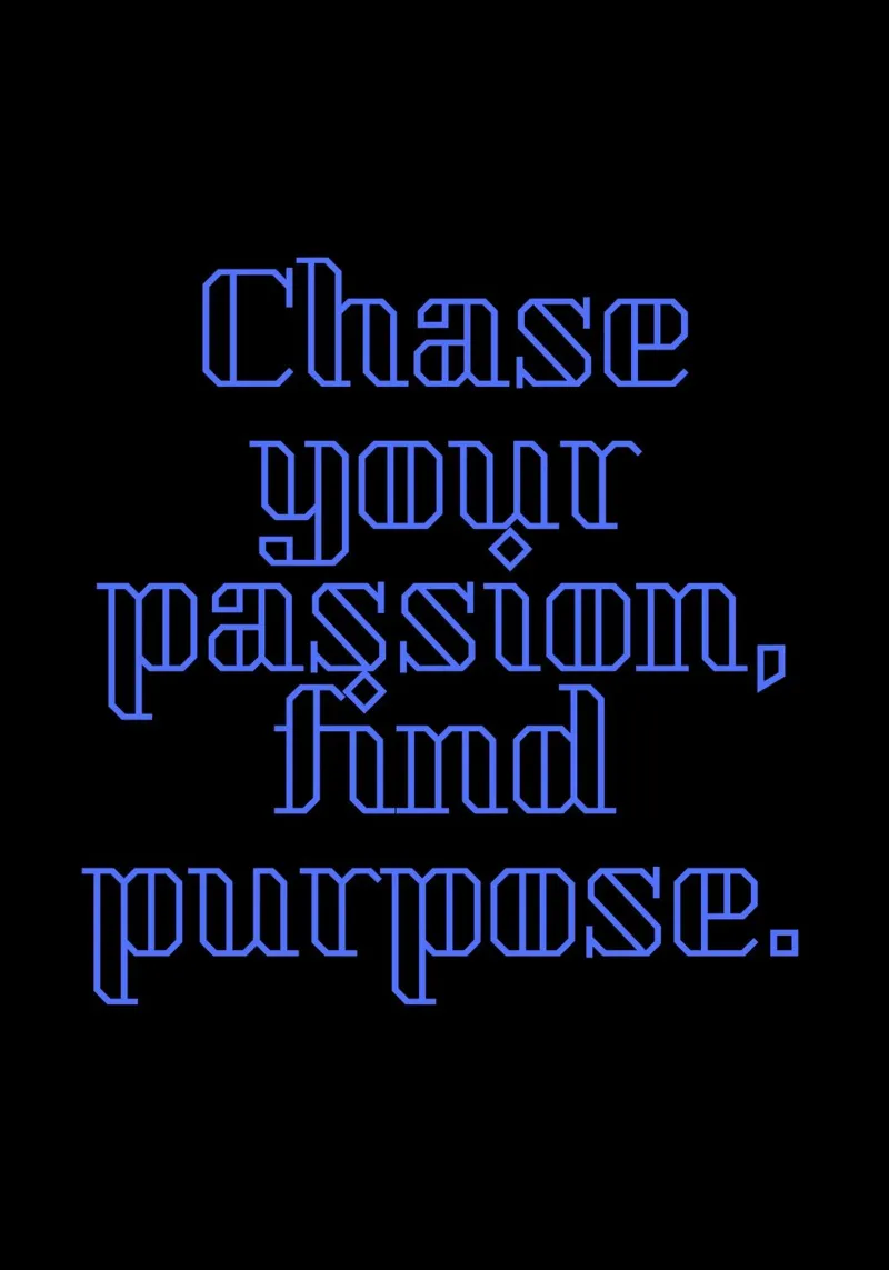 Chase Your Passion, Find Your Purpose canvas by Artistic-shop