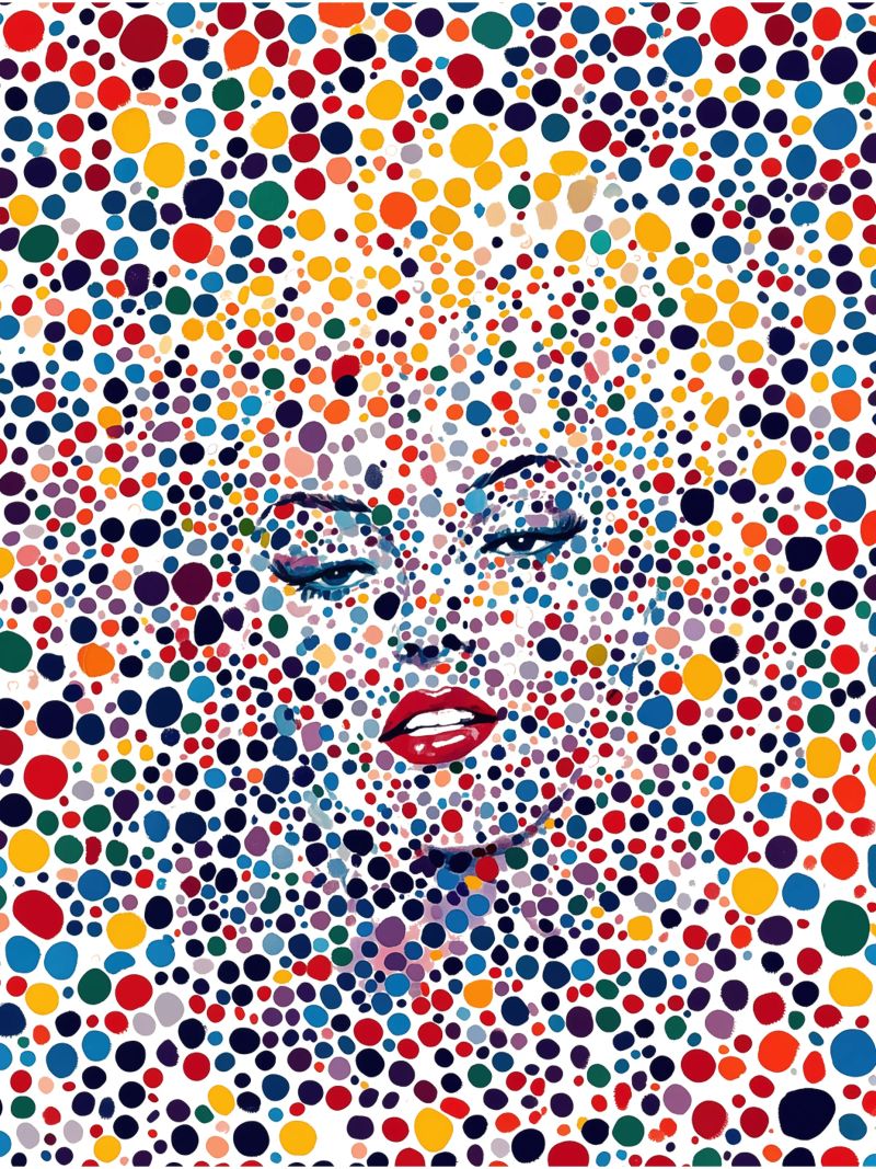 Marilyn Everywhere | Pop Art e Pointillismus poster da Autofocus