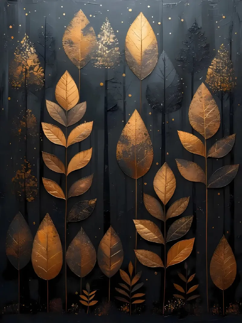 Golden Forest Reverie Poster von Artistic-shop