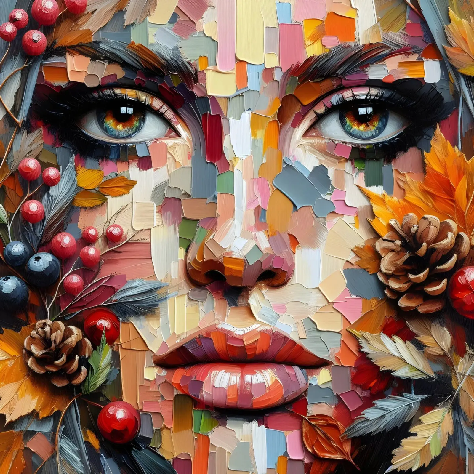 WILDERNESS canvas met Baklijst van ARTOMATIC