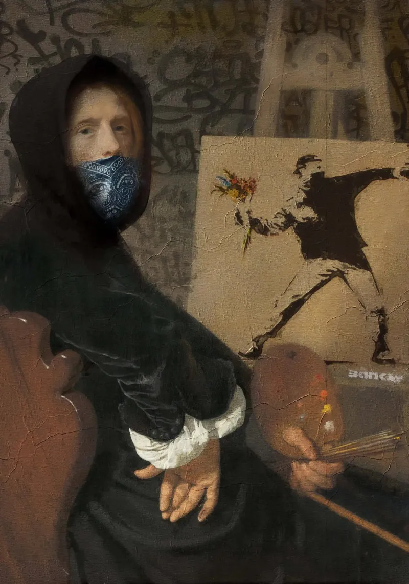 The Real Banksy poster da Dikhotomy