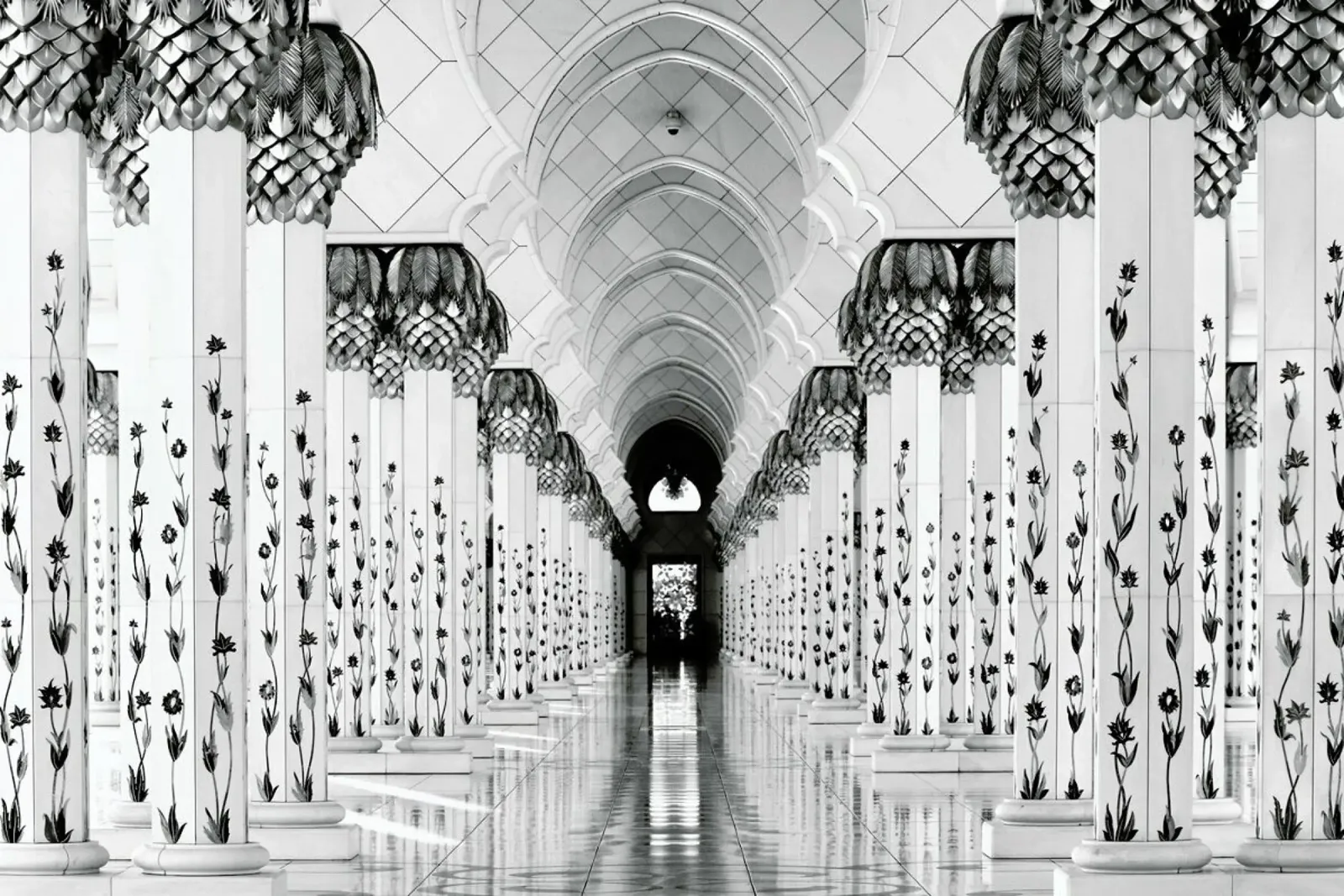 Sheik Zayed Mosque - H.W.Hawerkamp hahnemühle by Pictufy