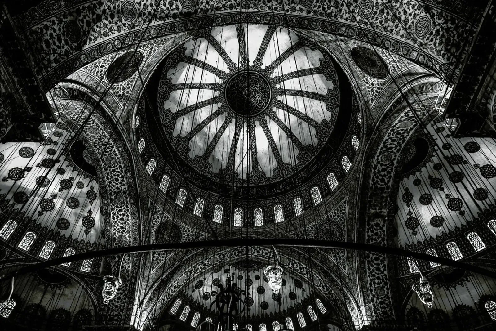 Blue Mosque - Michael Jurek poster con telaio in plastica da Pictufy