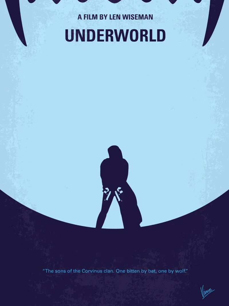 No122 My UNDERWORLD minimal movie carta hahnemühle da Chungkong