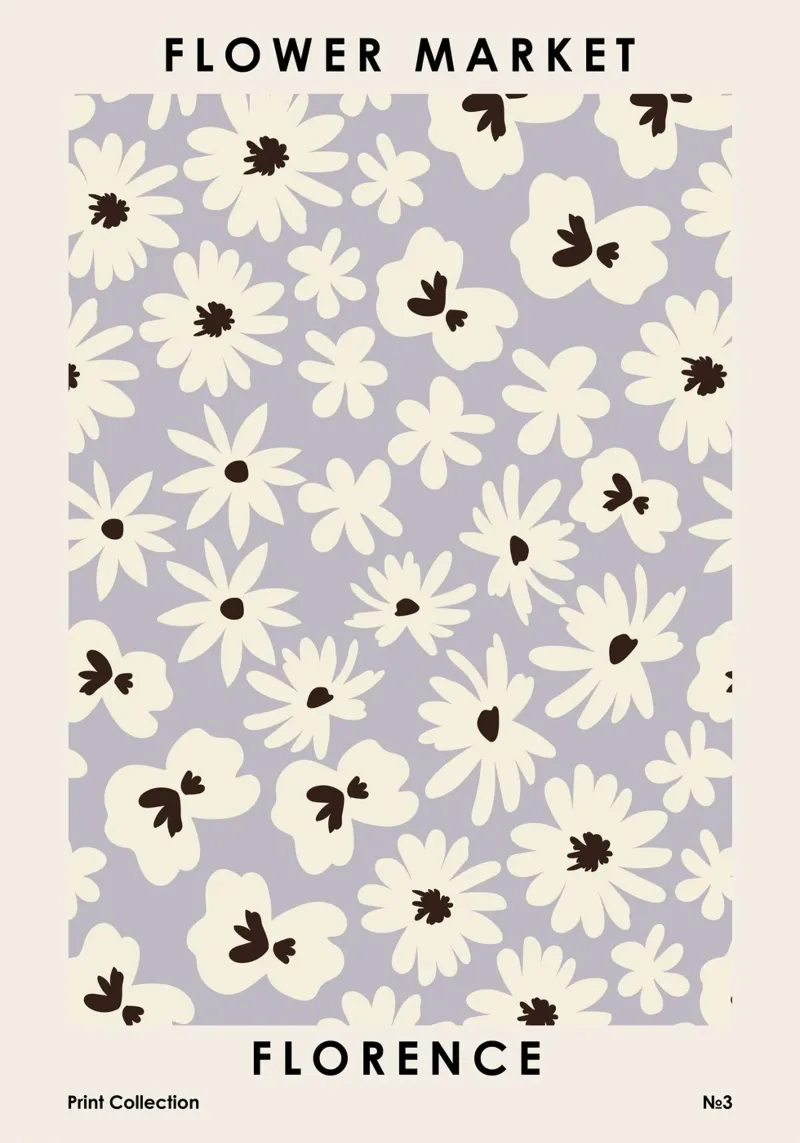 Mercato dei fiori Firenze carta hahnemühle da NKTN Design