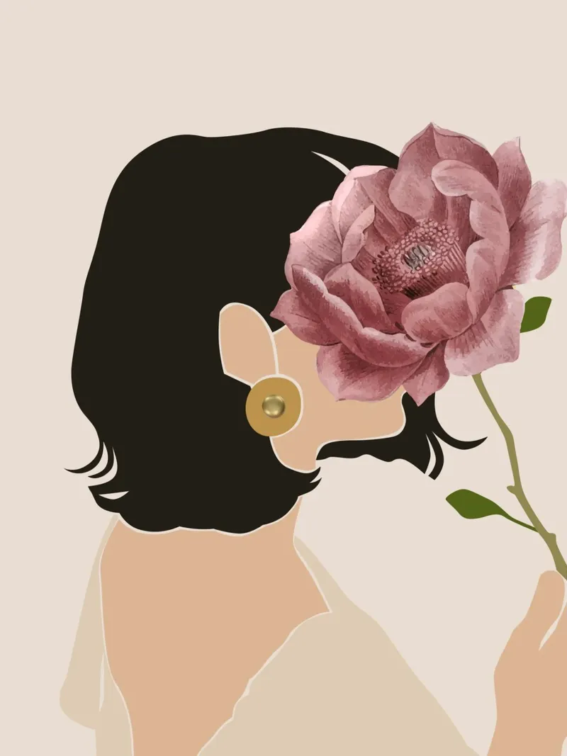 Essenza femminile carta hahnemühle da DesignArt