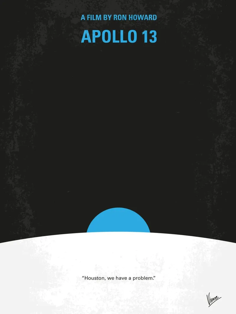 No151 My Apollo 13 minimal movie poster plexiglass da Chungkong