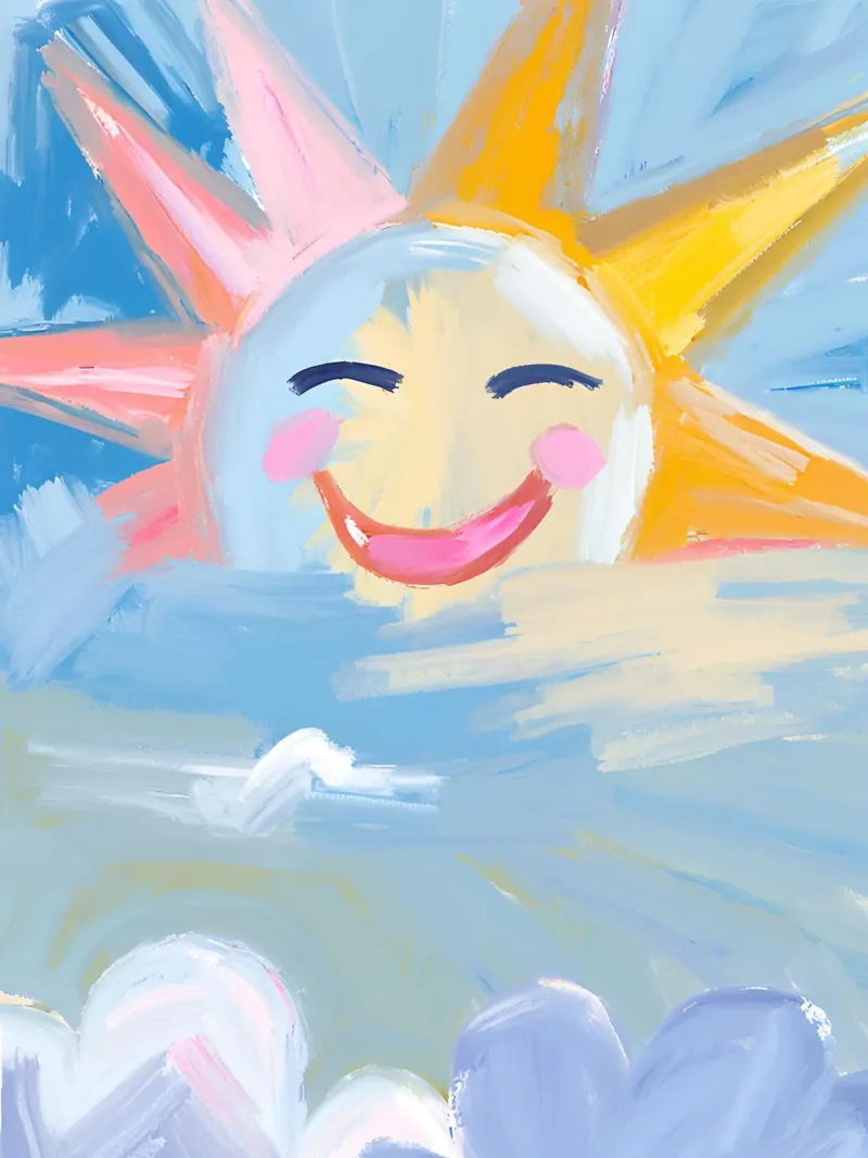 Strahlende Sonne Leinwand von Ohkimiko