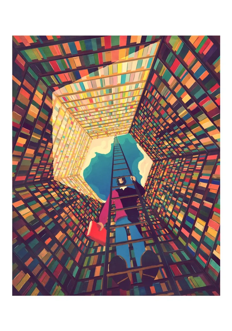 Library of Babel pannello forex da Giordano Poloni