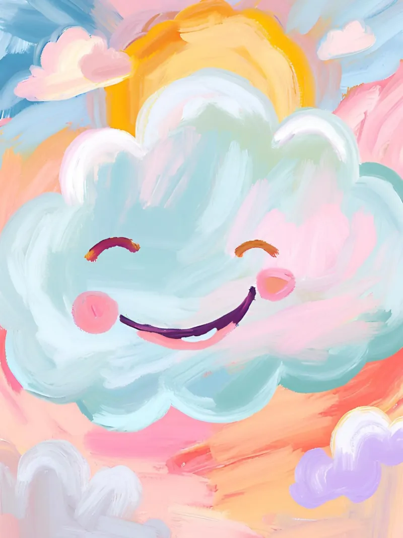Lächelnde Wolke carta hahnemühle da Ohkimiko