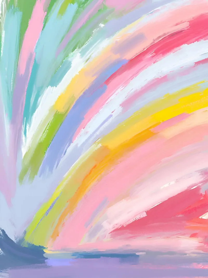 Regenbogen abstrakt alluminio dibond da Ohkimiko