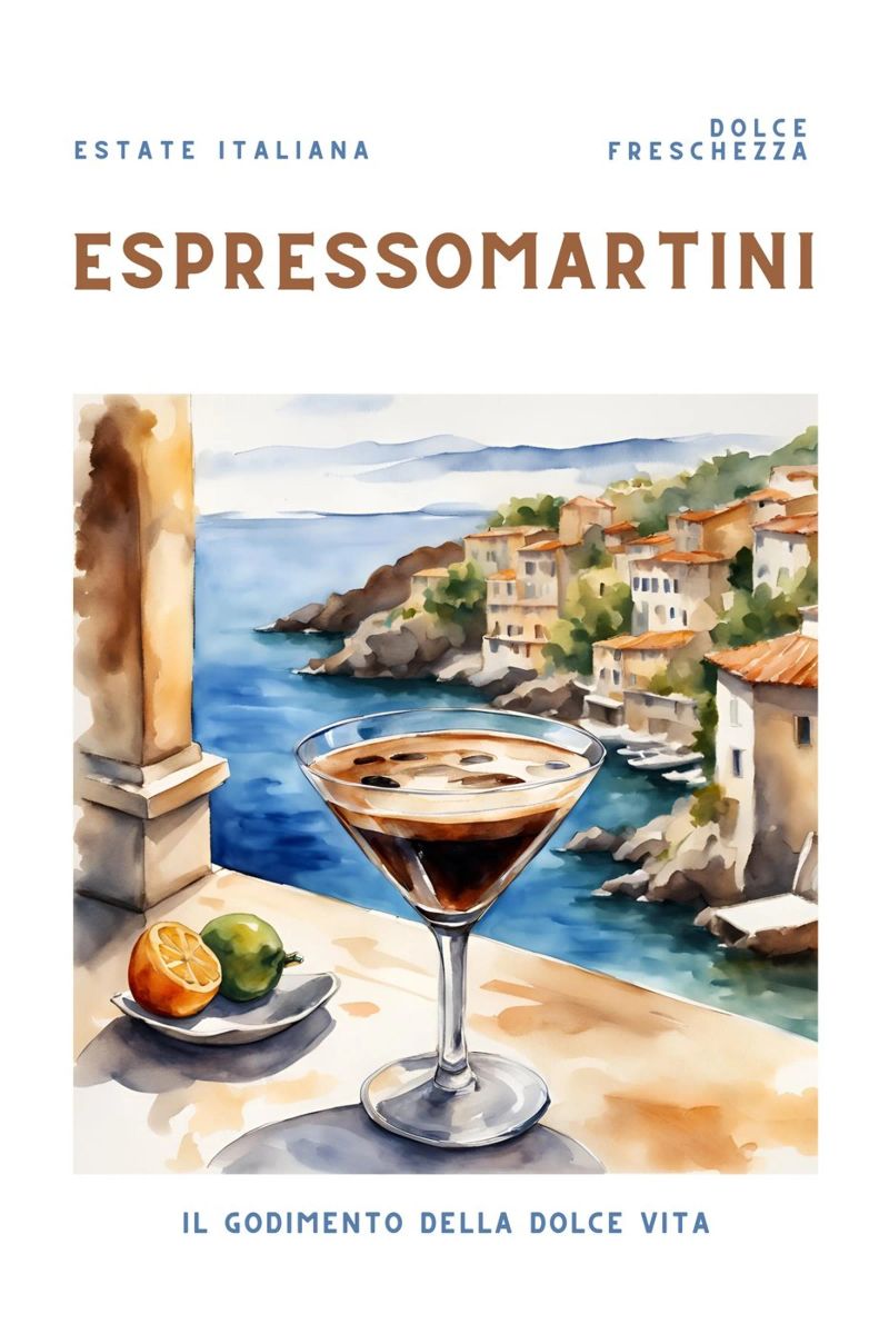 Espresso Martini Poster von Ohkimiko