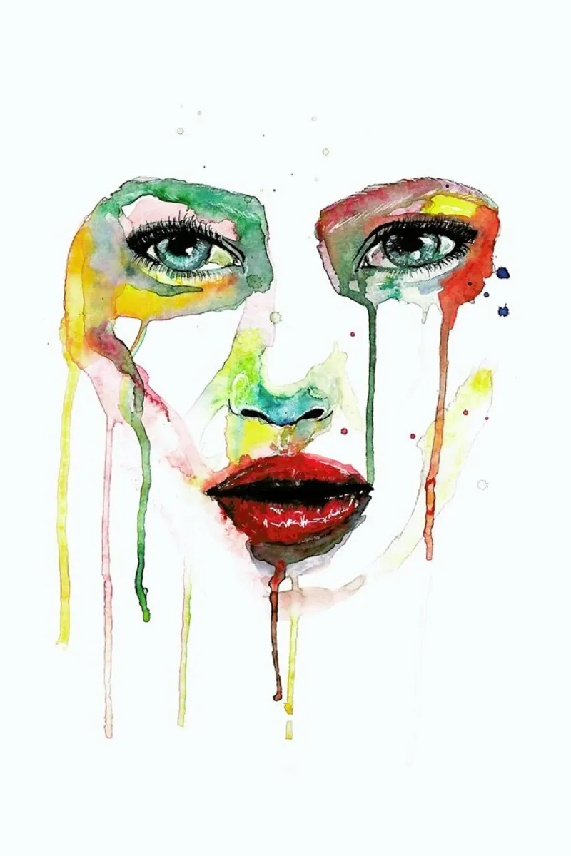 Crying Green pellicola backlit da Mathilde Olsen