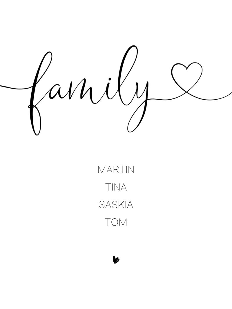 Family Poster von artographieHome
