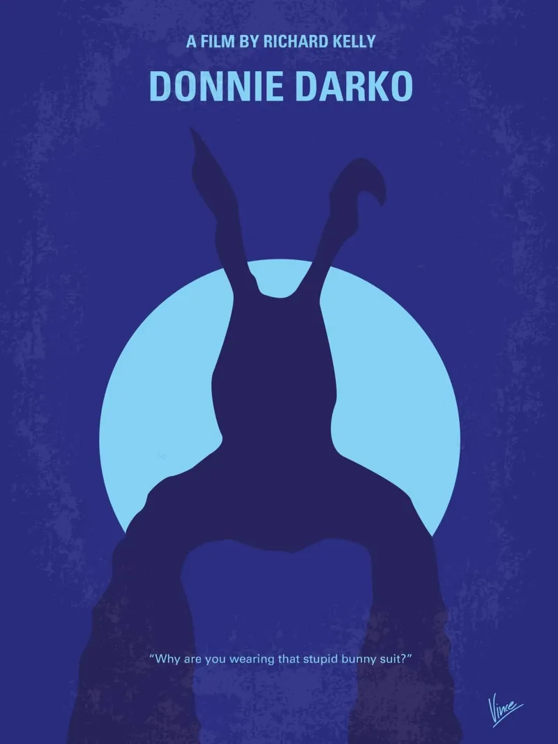 No295 My Donnie Darko minimal movie poster Acryl-Glas von Chungkong