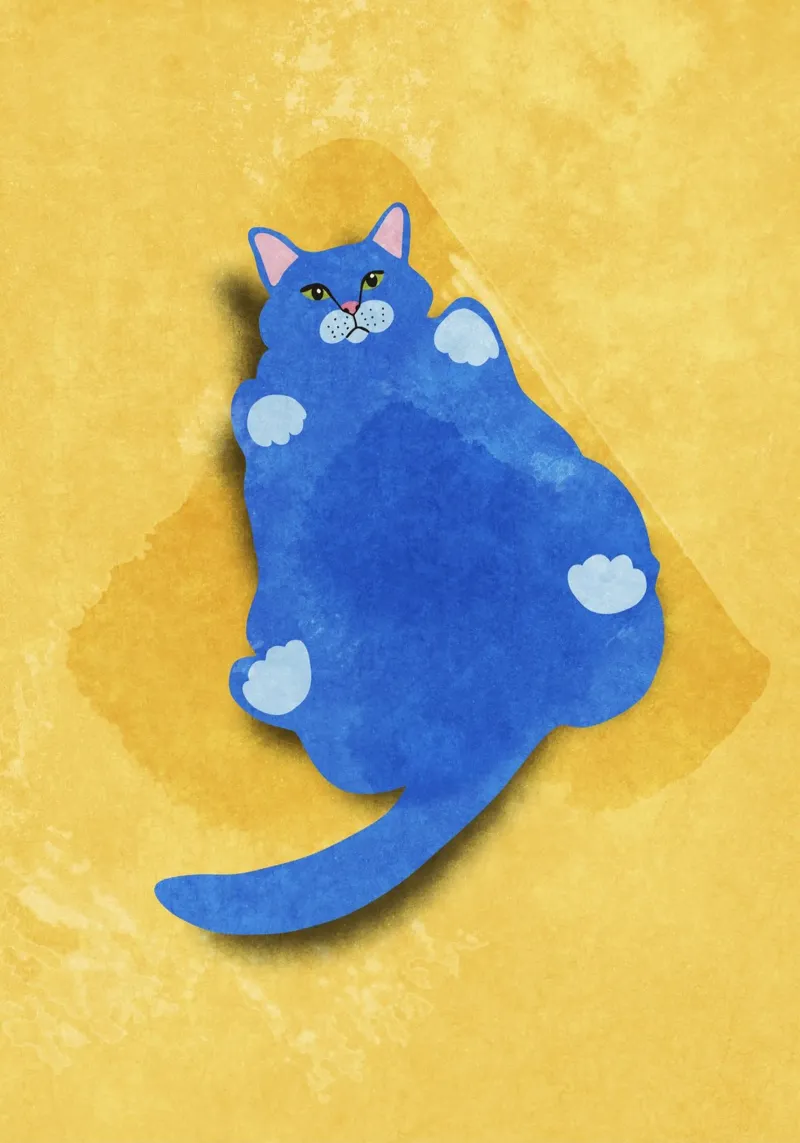 Fat Cat acrylic glass by Raissa Oltmanns