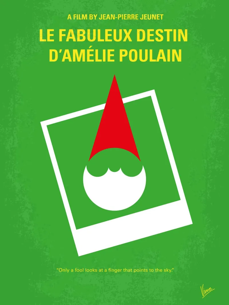 No311 My Amelie minimal movie poster poster da Chungkong