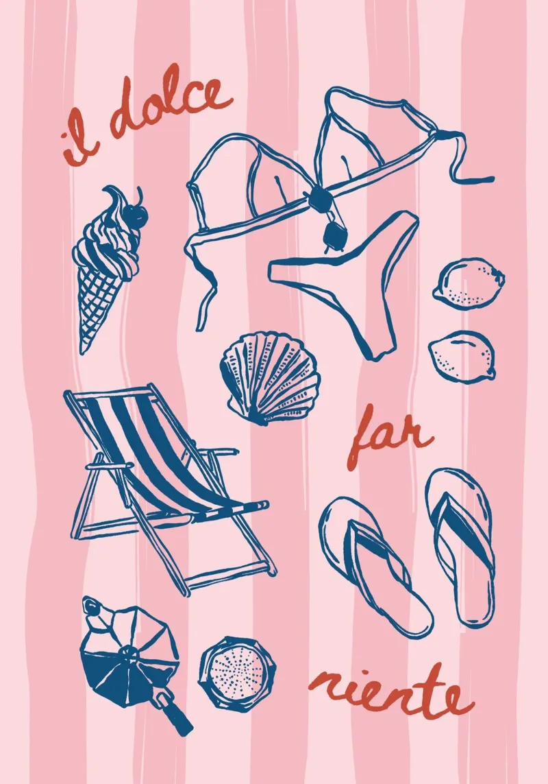 Boho Vacation 2 Beach poster da Boho Print Collection