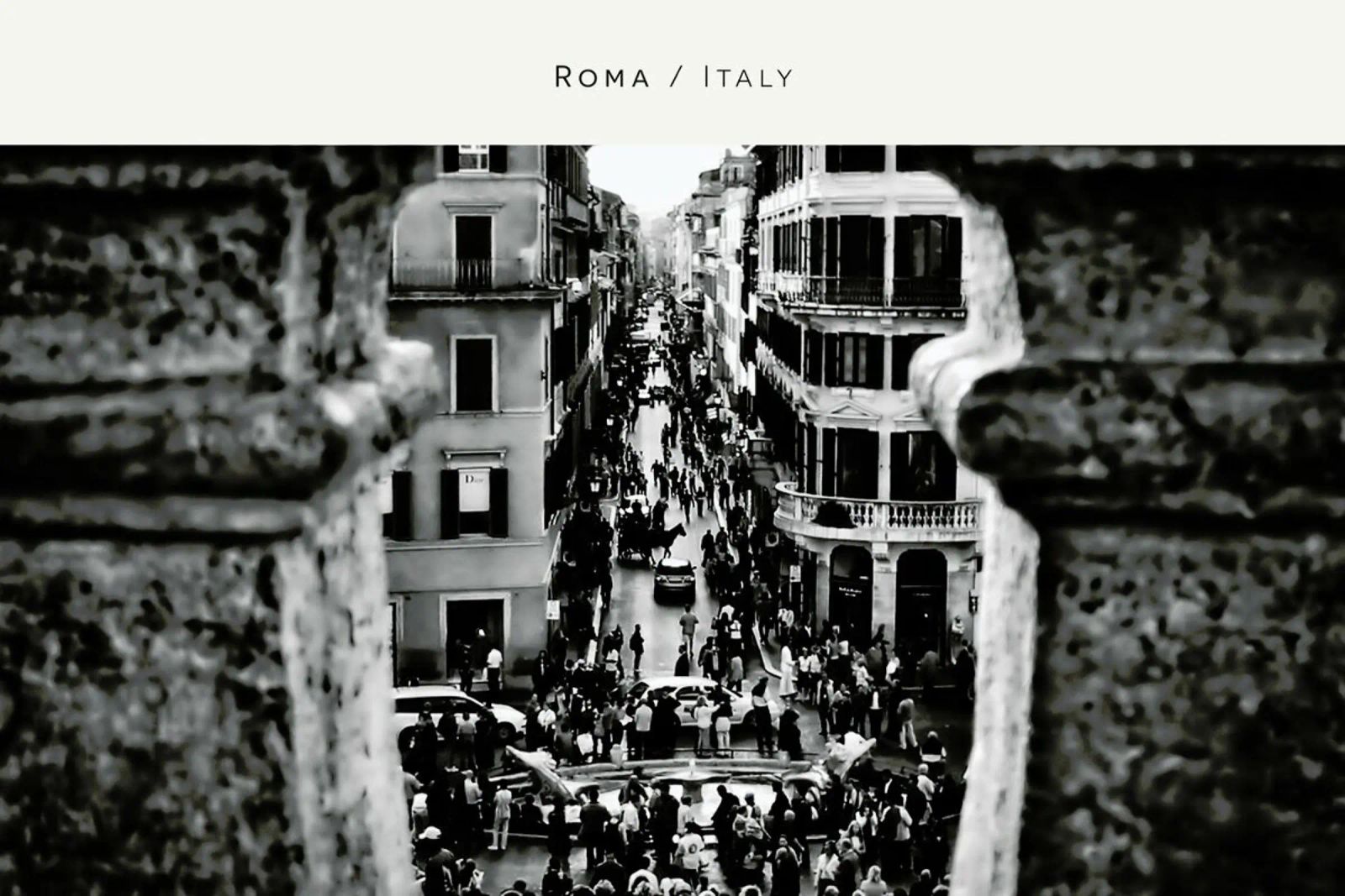 Roma B&W poster de In Full Color