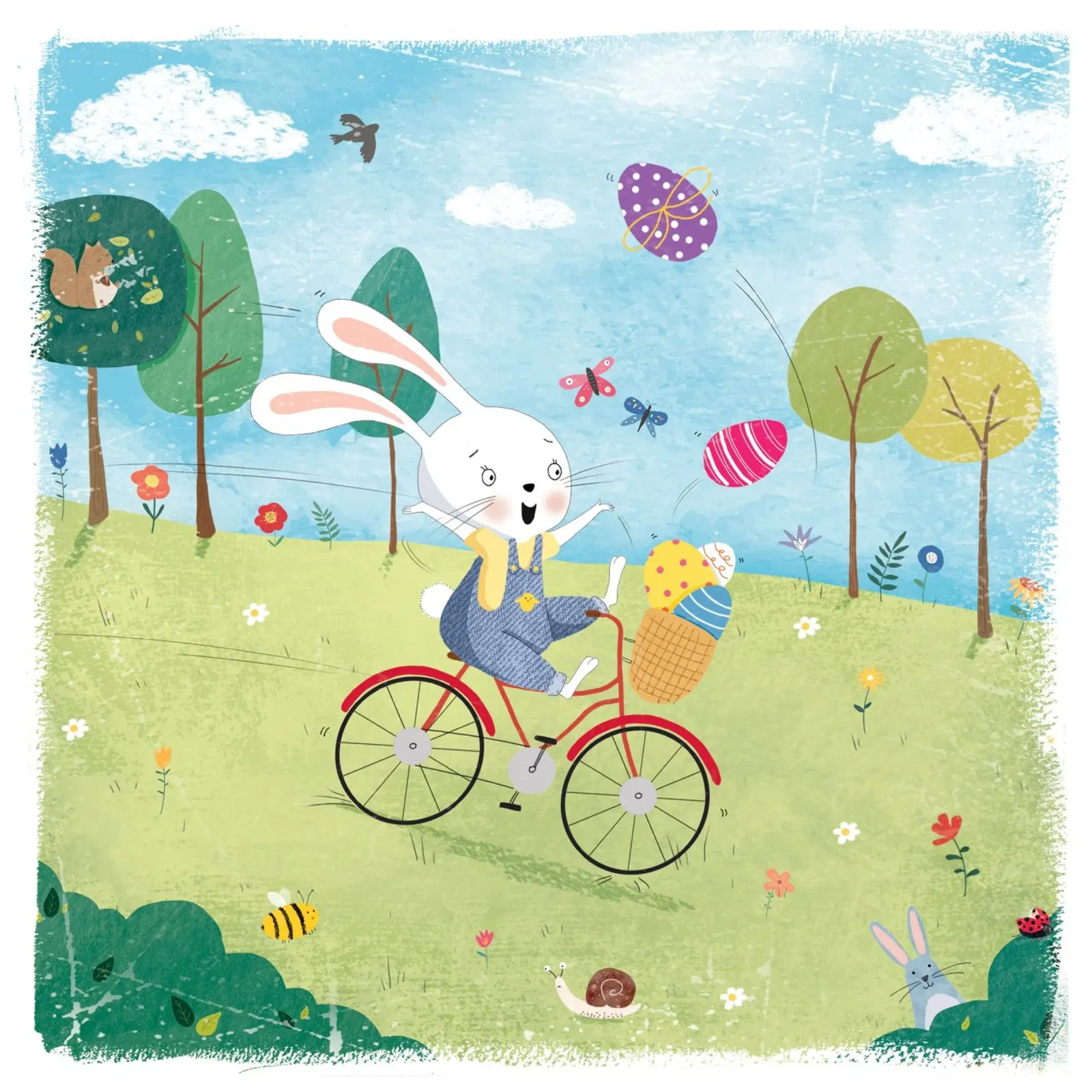 Bike Bunny alu-dibond by Cory Reid Illustration