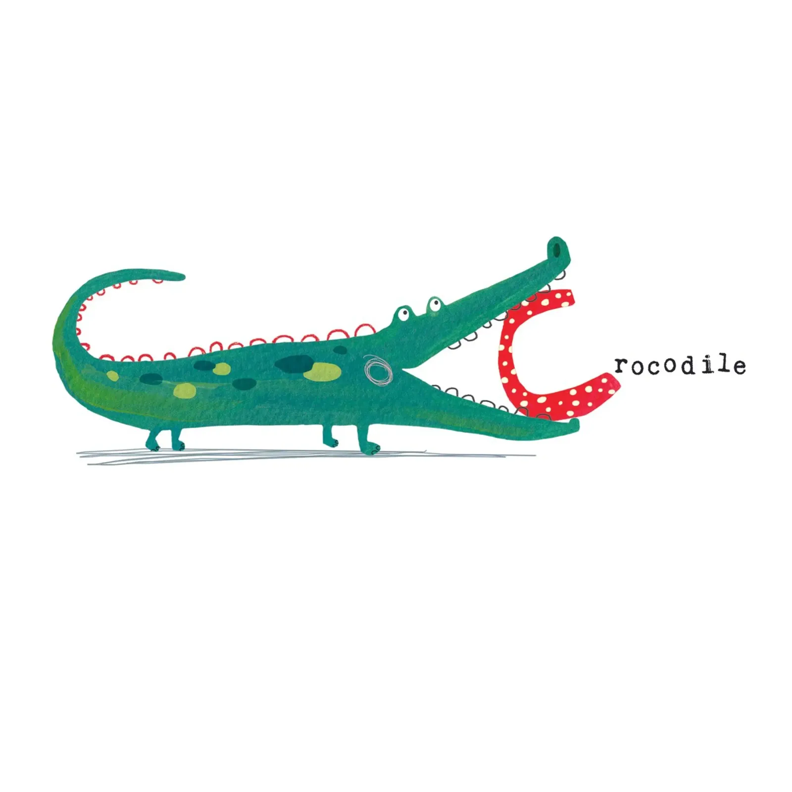 C de Cocodrilo metacrilato de Cory Reid Illustration