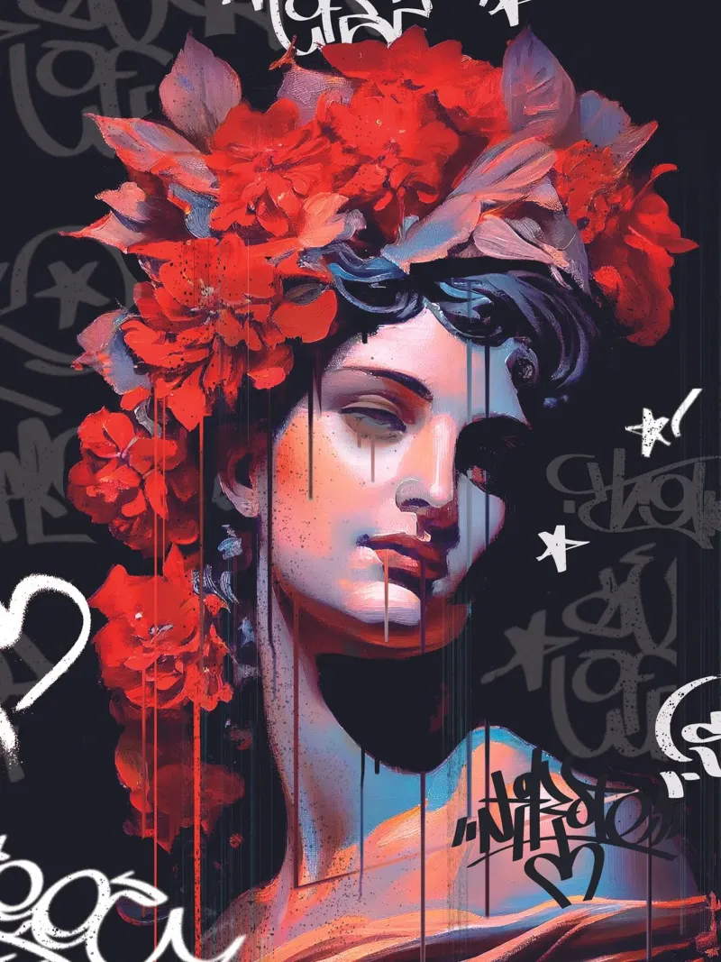 Vandal Goddess Leinwand von Dikhotomy