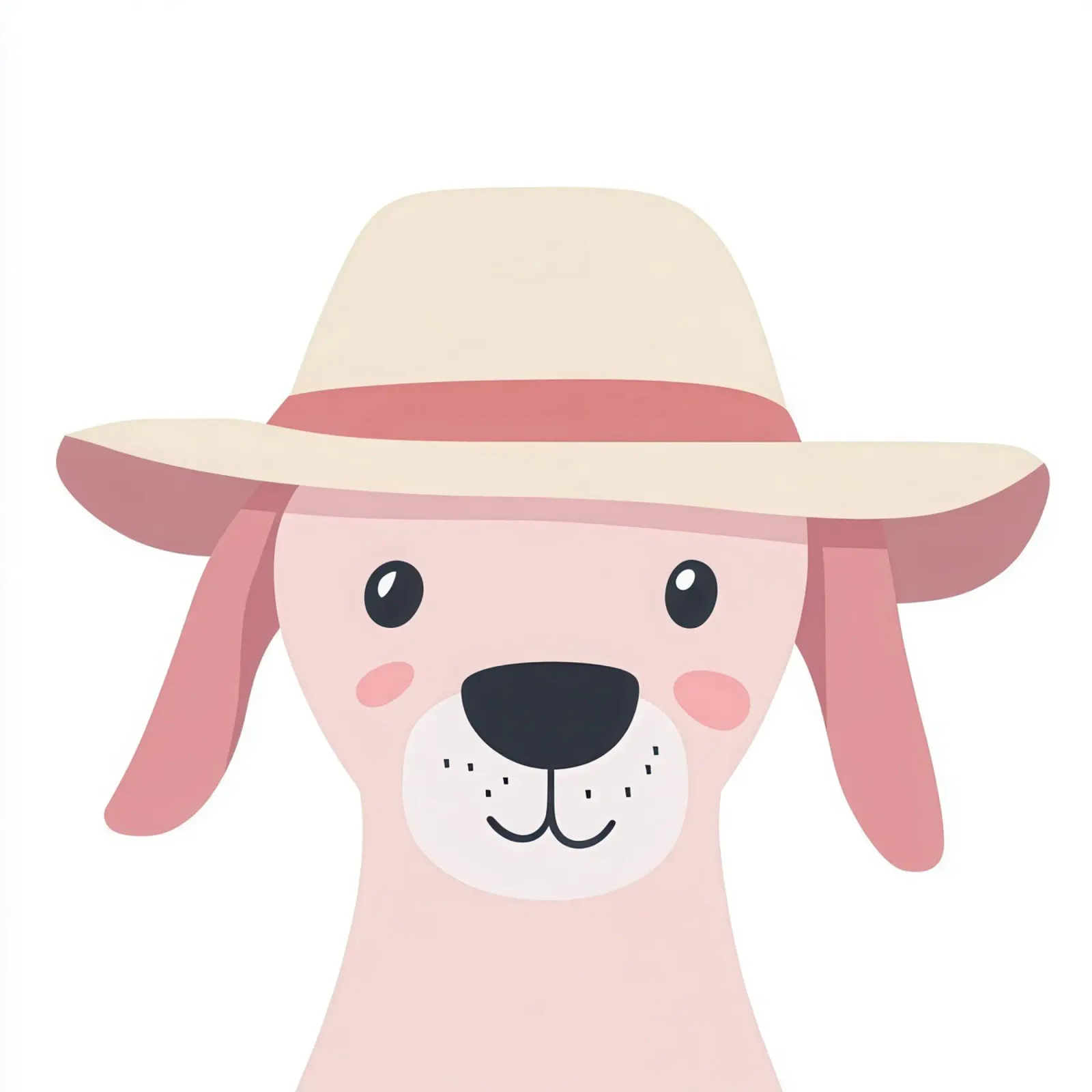 Cute Dog 1 poster con telaio in alluminio da So Cute Land - Affiches et posters