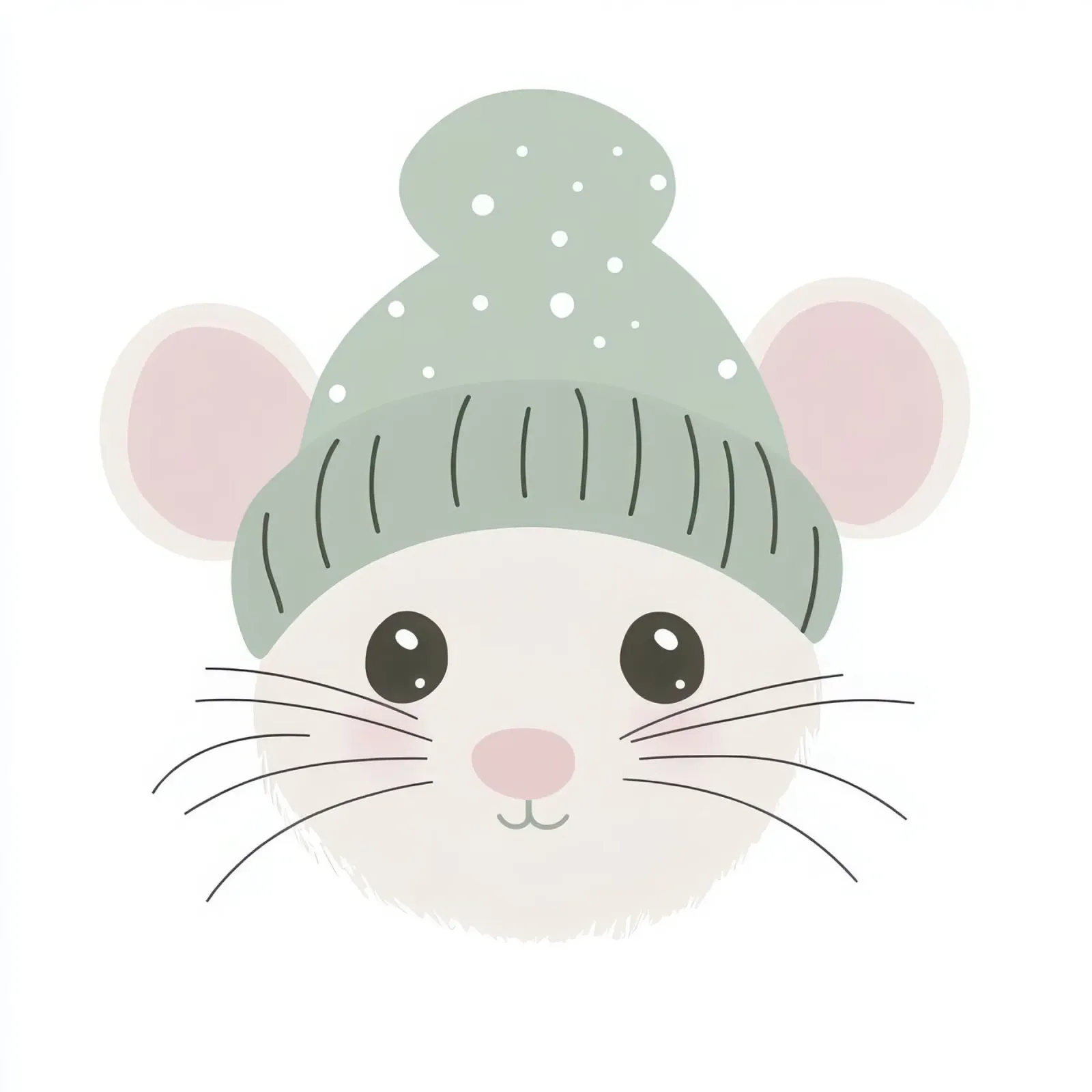 Cute Mouse 2 alluminio dibond da So Cute Land - Affiches et posters