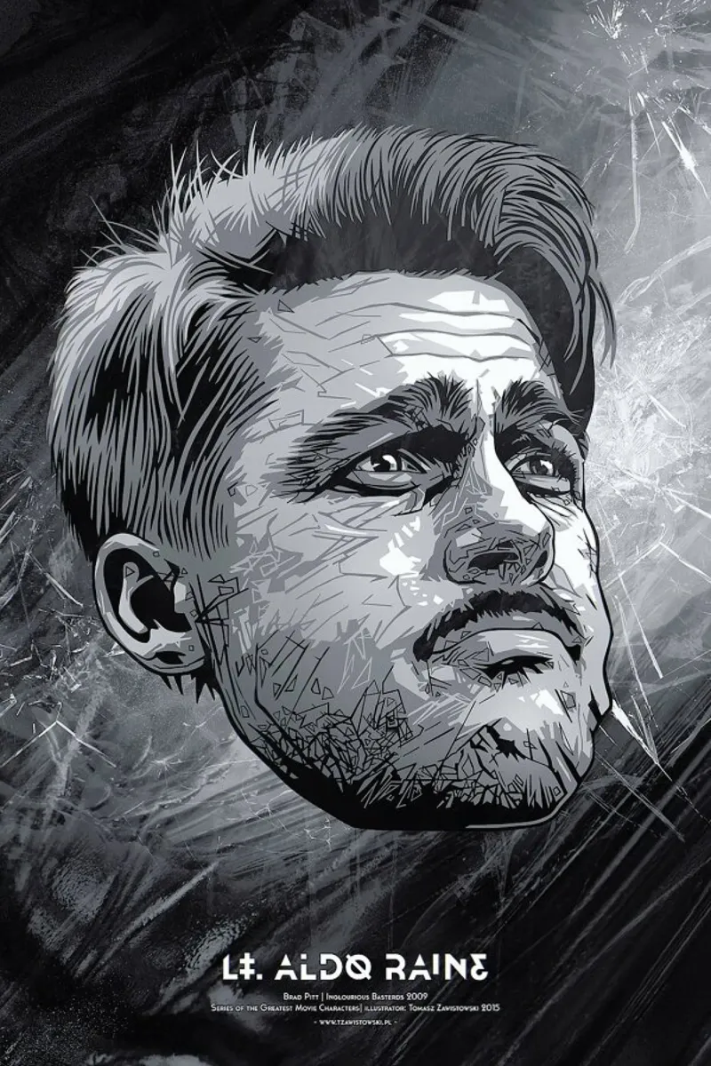Aldo Raine pellicola backlit da Tomasz Zawistowski