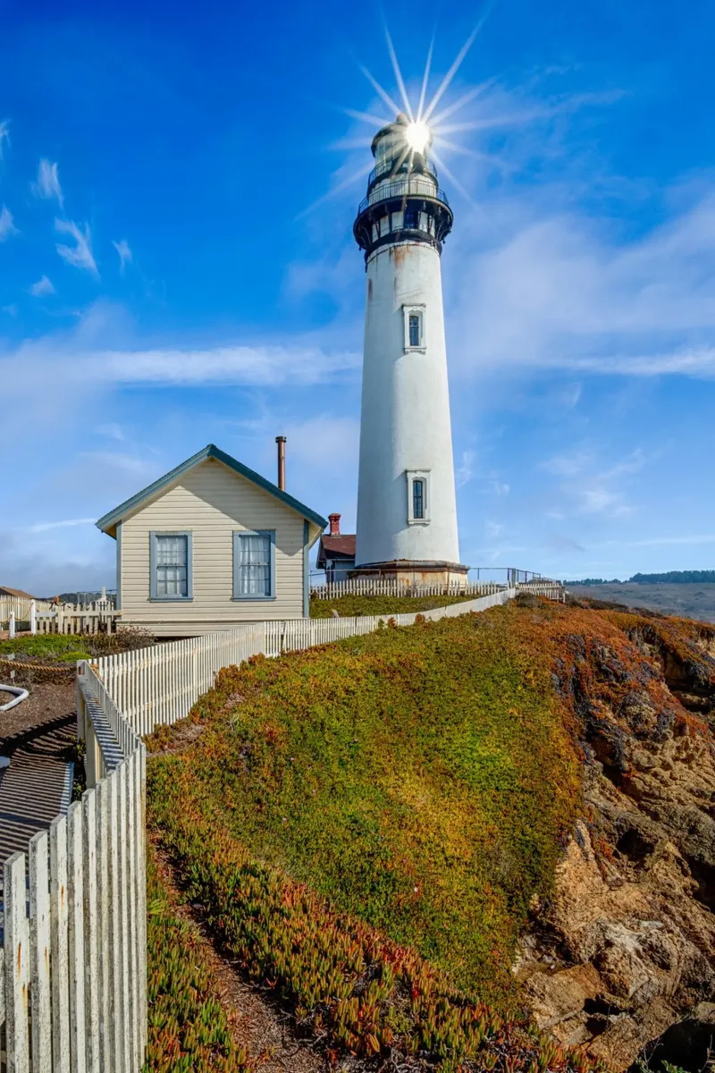 Pigeon Point Lighthouse pellicola backlit da anderm
