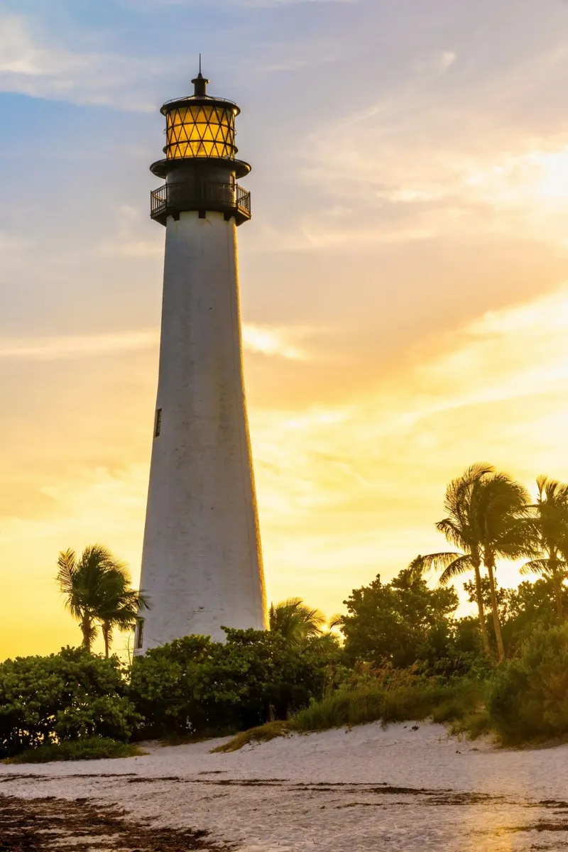 Faro di Cape Florida pellicola backlit da anderm