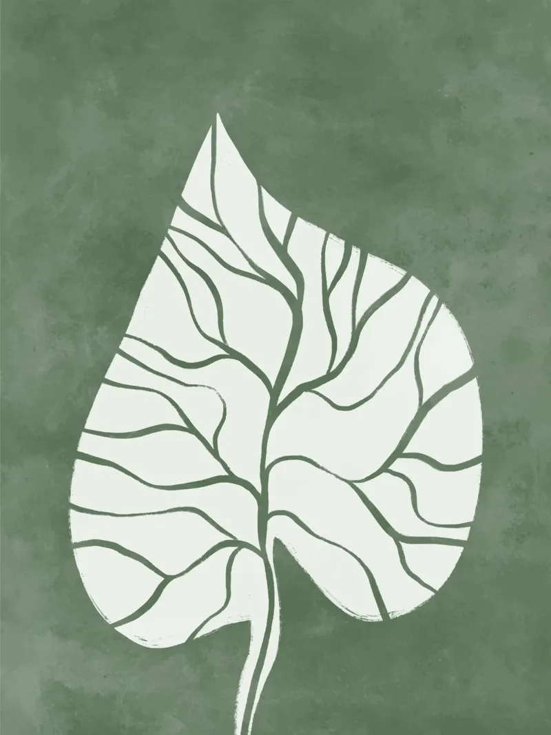 Leaf poster da Artsy Bessy